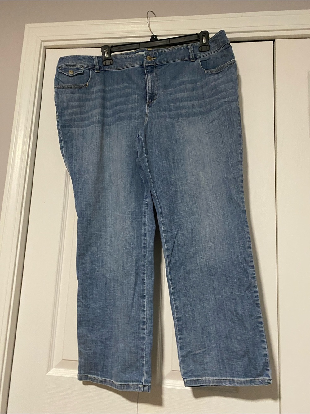 Chico's Light Blue Women's Straight-Leg Jeans
